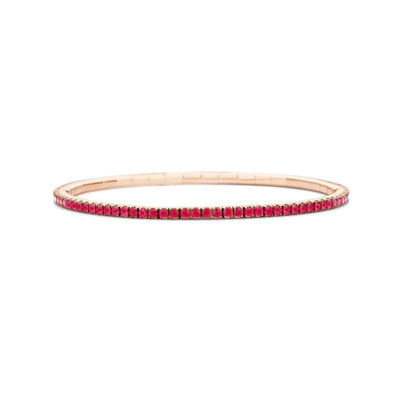 Tennis Bracelet Roségoud Robijn T2 - Juwelen - Webshop